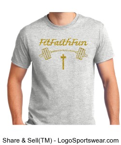 FitFaithFun Logo Unisex Tshirt Design Zoom