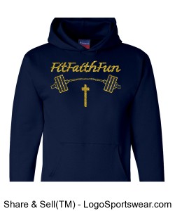 FitFaithFun Logo Mens Sweatshirt Design Zoom